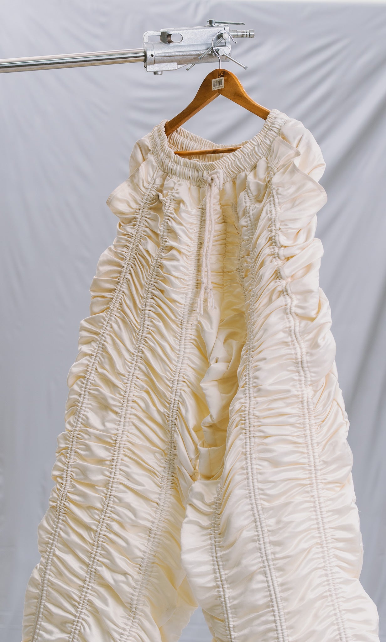 RUCHED PANTS BEIGE