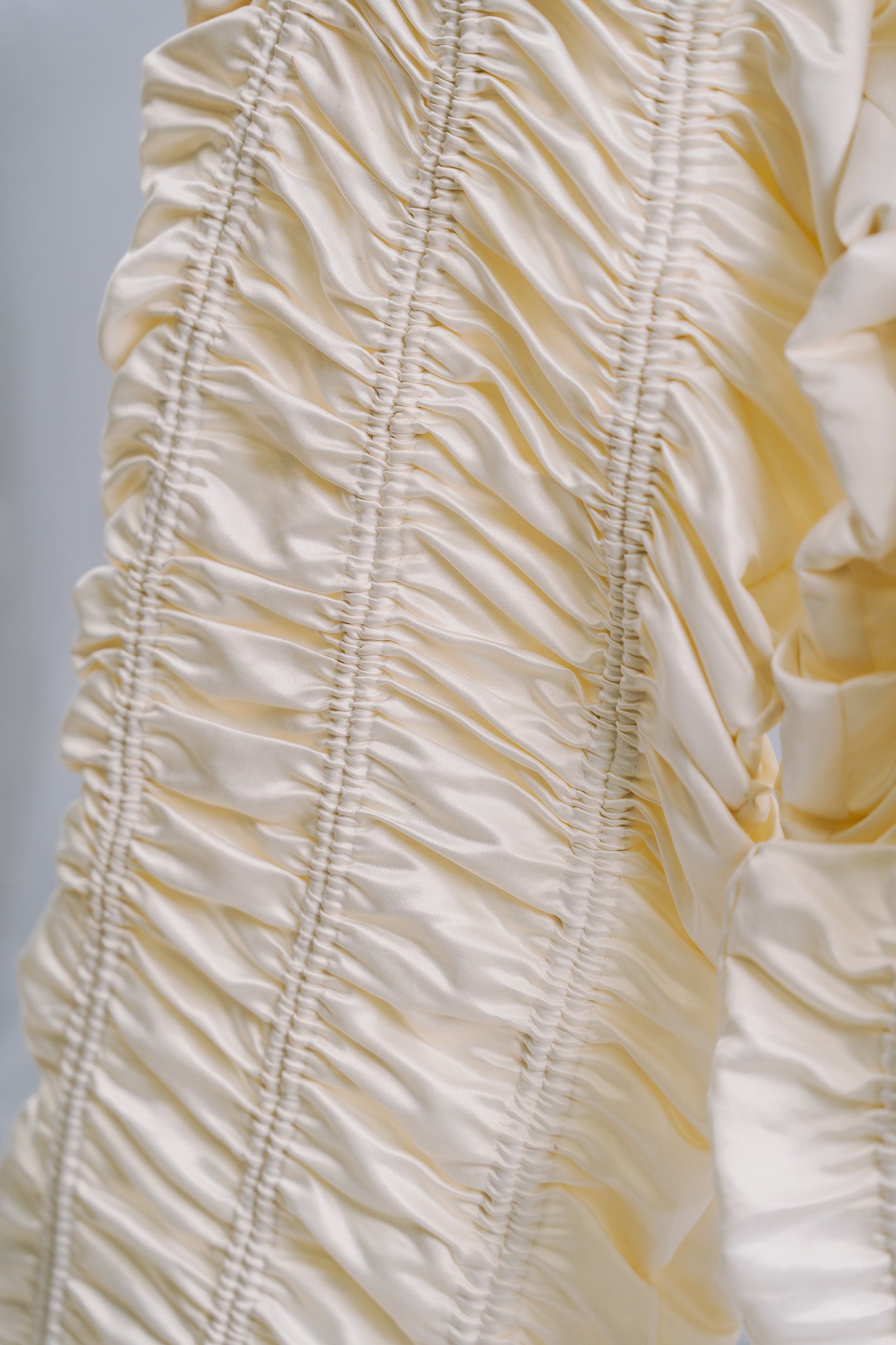 RUCHED PANTS BEIGE