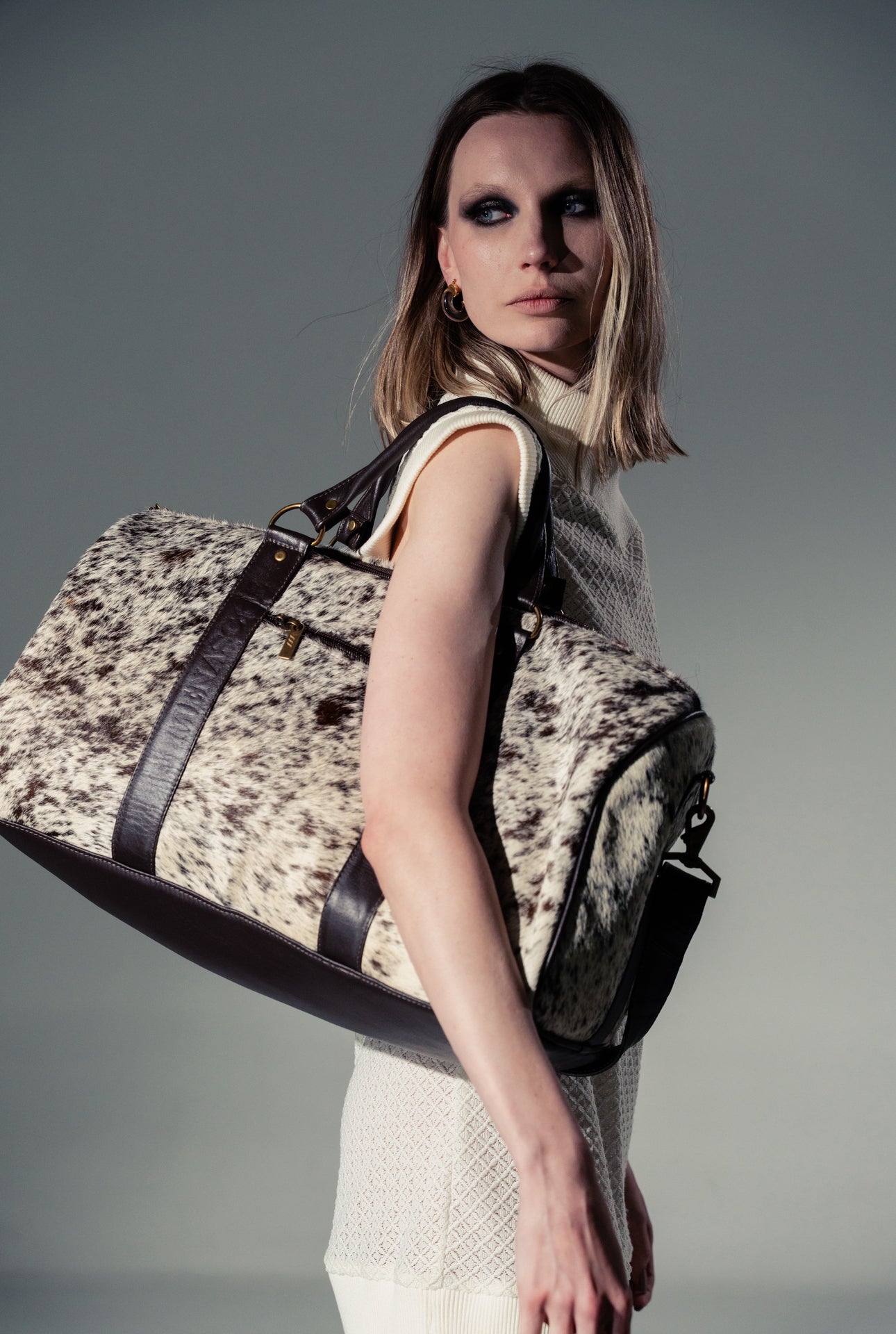 COW DUFFLE BAG