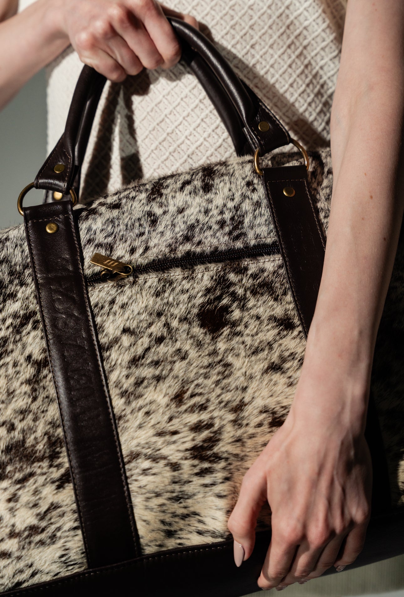 COW DUFFLE BAG