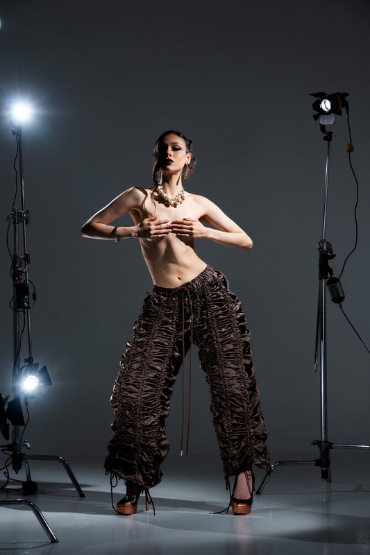 MOCCA MOCCA RUCHED PANTS