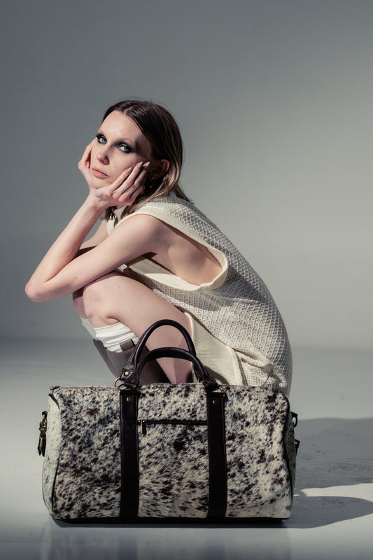 COW DUFFLE BAG