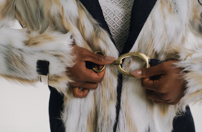 DENIM & FUR JACKET